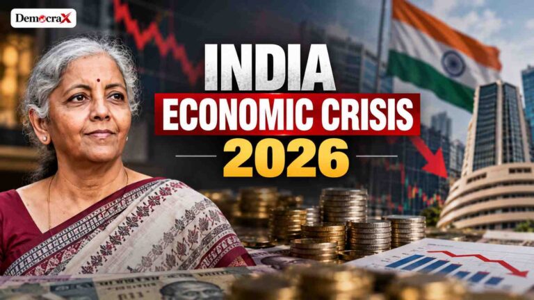 India economic crisis debate over GDP growth inequality and jobs in 2026