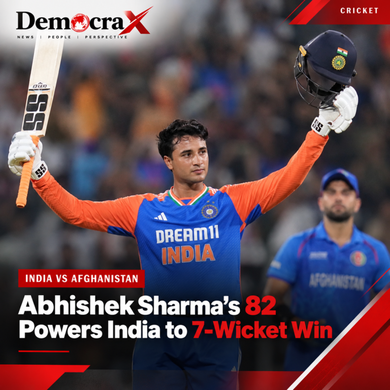 India vs Afghanistan 1st T20I Abhishek Sharma 82 Arshdeep Singh