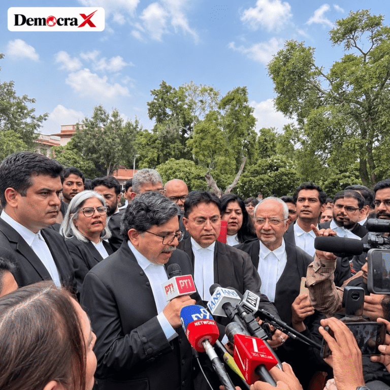 Supreme Court lawyers protest against EVMs in Delhi