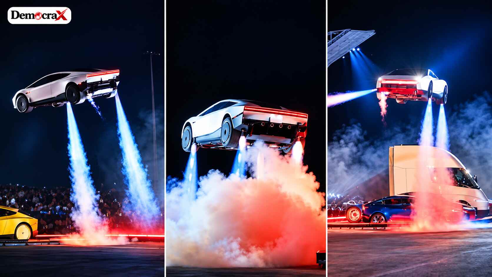 Elon Musk unveils the next-generation Tesla Roadster prototype with SpaceX-style thrusters